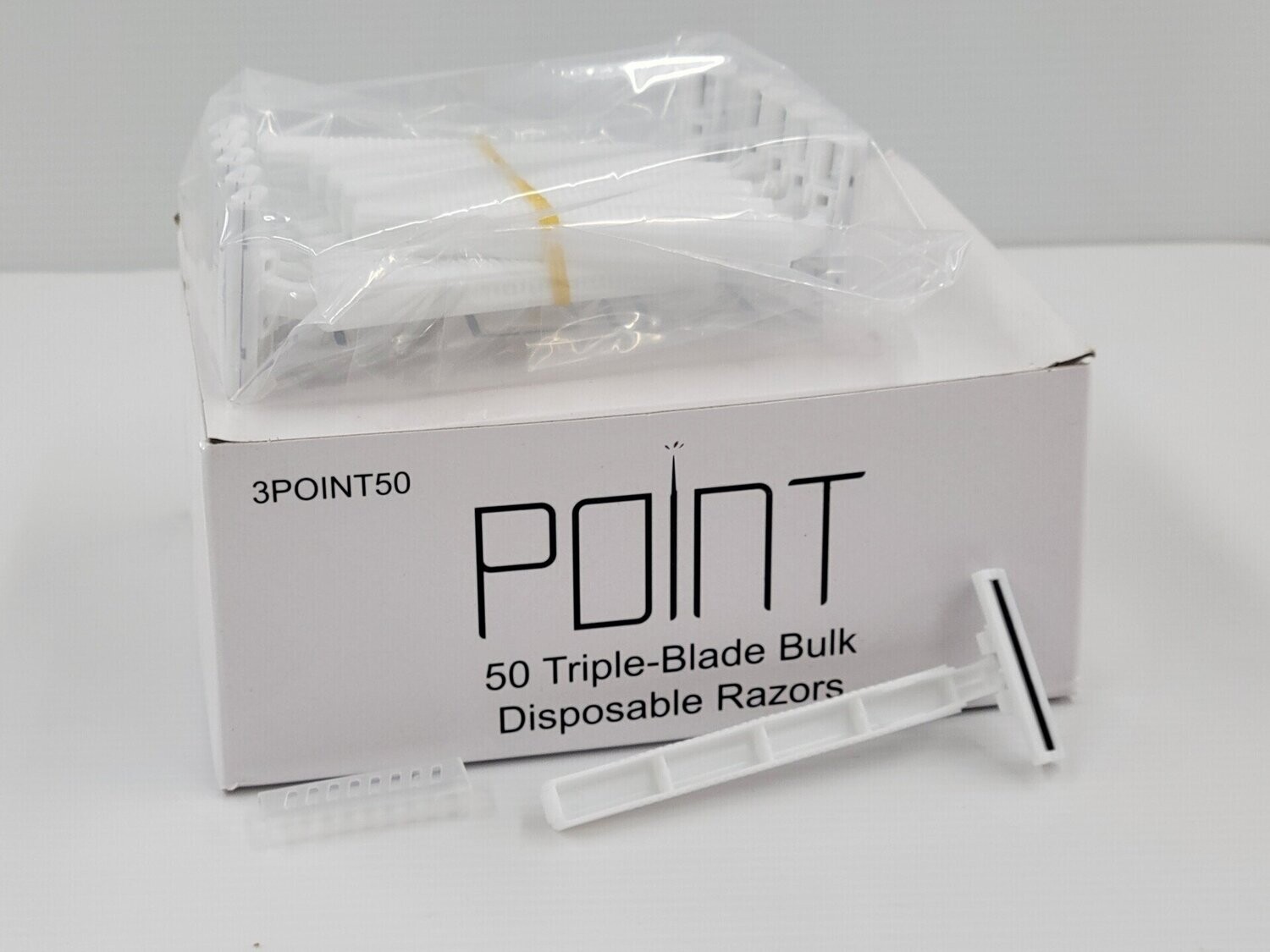 POINT DISPOSABLE RAZORS THREE ROW BLADES CS300