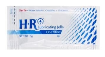 HR PHARMACEUTICALS LUBRICATING JELLY ONESHOT STERILE 3.0 GM PACKET BX144