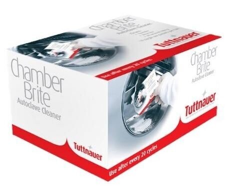 TUTTNAUER CHAMBER BRITE POWDER PACKET TO CLEAN AUTOCLAVE CHAMBER