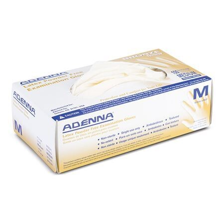 ADENNA BRONZE AMBER LATEX TEXTURED EXAM GLOVE