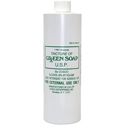 COSCO TINCTURE OF GREEN SOAP, SIZE: 16 OZ, QUANTITY: BOTTLE