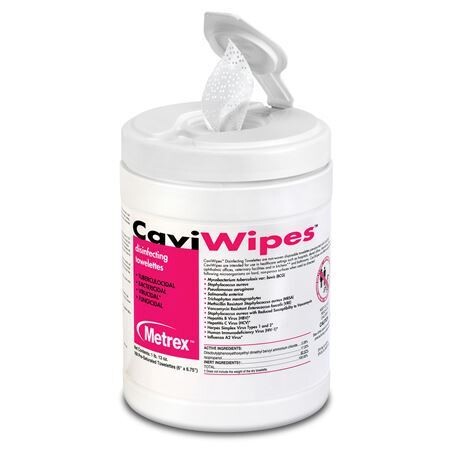 CAVIWIPES SURFACE DISINFECTANT TOWELETTES, QUANTITY: CANISTER