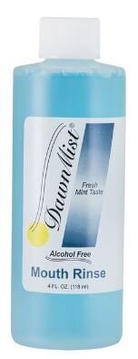 DUKAL  DAWN MIST ALCOHOL FREE FRESH MINT MOUTHRINSE 4 OZ 60/CS