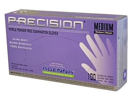 ADENNA PRECISION NITRILE POWDER FREE BLUE GLOVES BX100 CS1000
