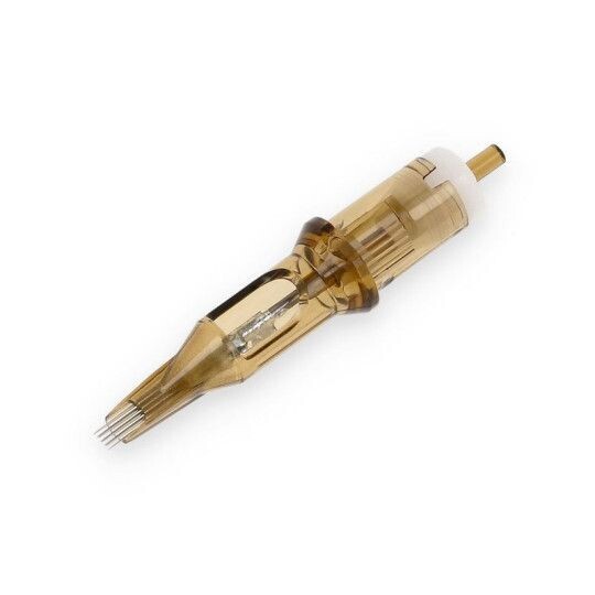 KWADRON TATTOO NEEDLE CARTRIDGE #12 STRAIGHT MAG SHADER  LONG TAPER BX20