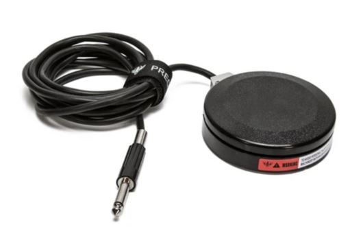 PRECISION 360º GEM STANDARD ROUND FOOT SWITCH WITH PHONO JACK TIP AND 8FT CORD