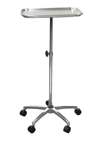 DRIVE MOBILE STAINLESS STEEL INSTRUMENT STAND WITH 5 CASTERS