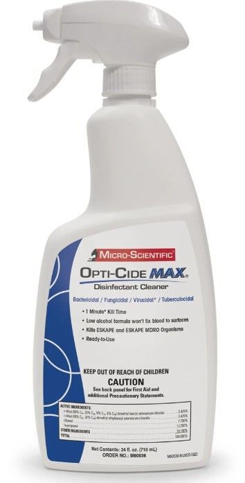 OPTICIDE MAX DISINFECTANT SPRAY 24 OZ SPRAY