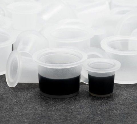 SAFERLY OLD STYLE INK CAP WITH BASE ON THE TOP IN TWO SIZES  - OPAQUE WHITE 1000/BG SAFERLY OLD STYLE INK CAP WITH BASE ON THE TOP IN TWO SIZES  - OPAQUE WHITE 1000/BG