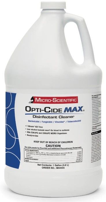 OPTI-CIDE MAX DISINFECTANT SOLUTION GALLON OPTI-CIDE MAX DISINFECTANT SOLUTION GALLON