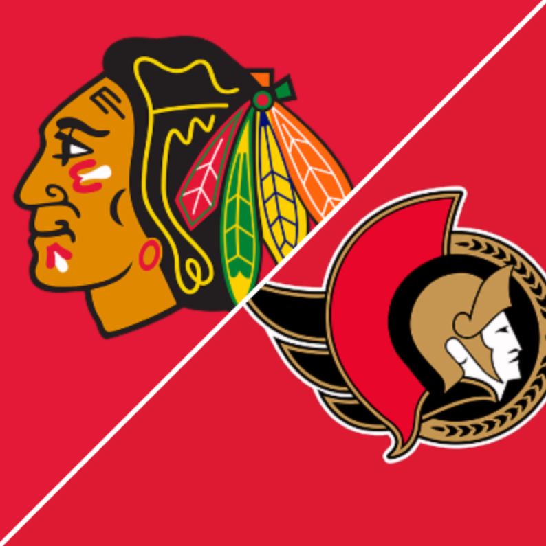 Chicago vs Sens Tuesday Dec 20 @3 PM