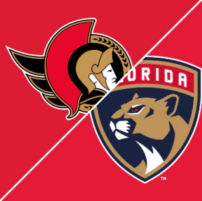 Panthers vs Sens Saturday Jan 10th @7:00pm
