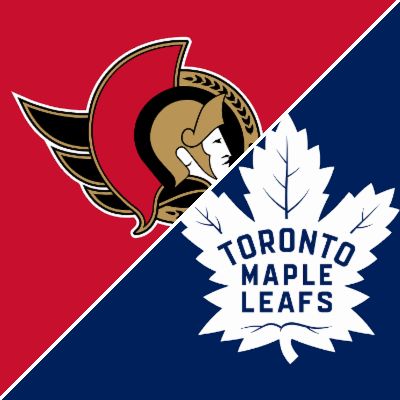 Maple Leafs vs Sens Wednesday April 15th @7:30pm