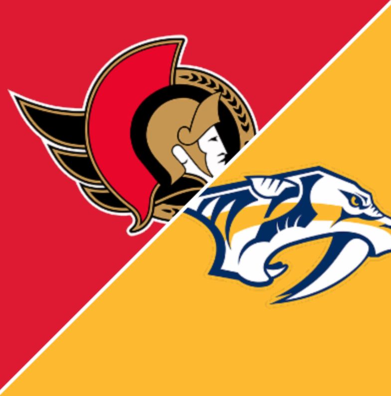 Nashville vs Sens Saturday Oct 10 @7PM