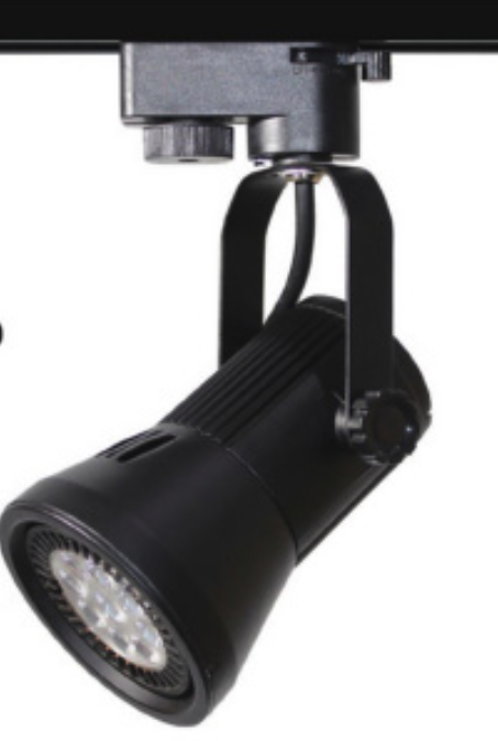LED TX SERIES TRACK LIGHT - 25 WATT (BLACK FIXTURE)