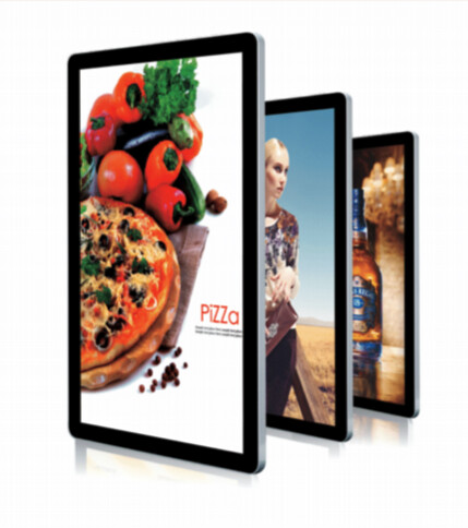 SUPER SLIM ROUNDED ALUMINUM FRAME LIGHT BOX - 18W