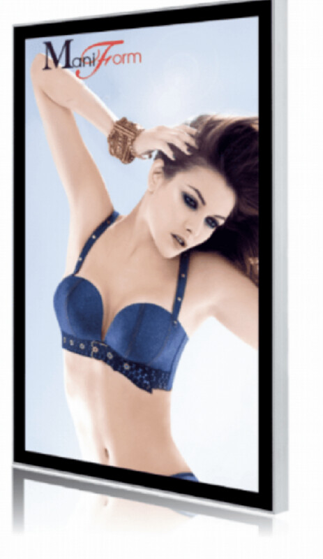 SUPER SLIM ALUMINUM MAGNETIC FRAME LIGHT BOX - 13W