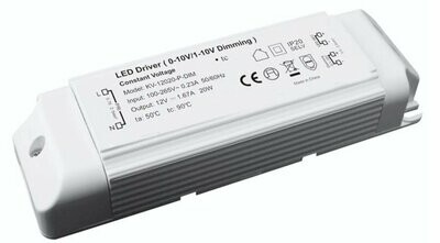 20W 0/1-10V CONSTANT VOLTAGE DIMMABLE DRIVER
