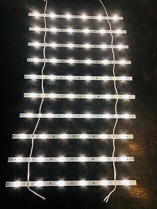 LED LATTICE LADDER LIGHTS - DOUBLE SIDED CURTAIN - SINGLE COLOR