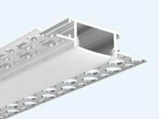 FLUSH SHEETROCK FIXTURE - 1" (W) x 0.5" (H)