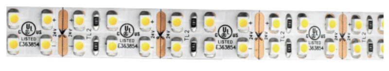 6W/FT - 440LM/FT - 3528-240 12V LED TAPE LIGHT - DOUBLE ROW