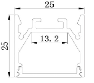 ALUMINUM EXTRUSION - LP2525