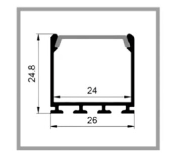 ALUMINUM EXTRUSION - LP2625