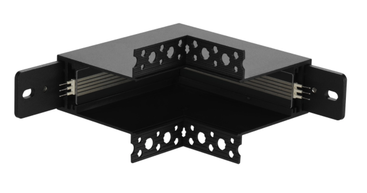MAGNETIC TRACK - L TYPE INNER VERTICAL CONNECTOR (RECESSED)