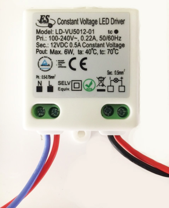 6W CONSTANT VOLTAGE LED DRIVER