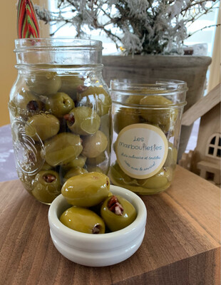 Les olives farcies aux pacanes