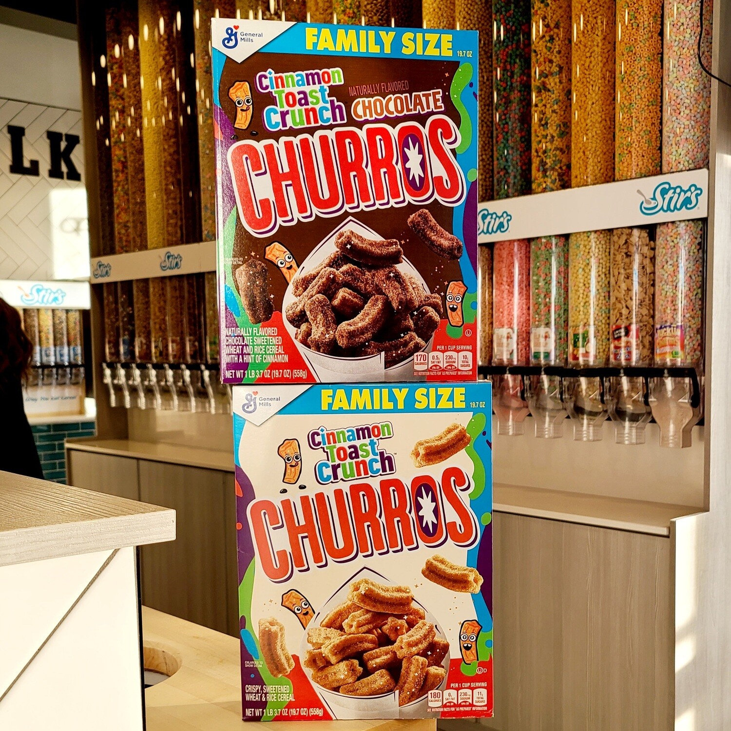 2 Cinnamon Toast Crunch Churros Boxes 2 Cinnamon Toast Crunch Churros Boxes
