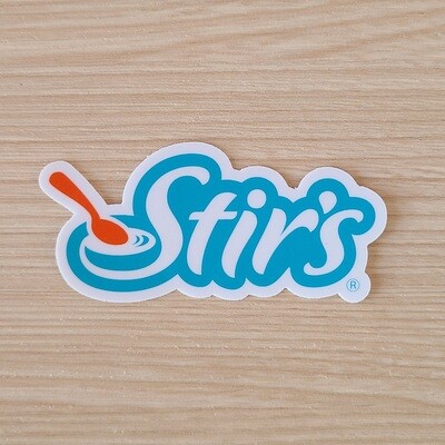 Stir's Logo Die Cut Sticker