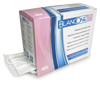 30 Masques chirurgicaux BlancOne triples épaisseur 30 Masques chirurgicaux BlancOne triples épaisseur