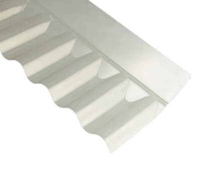 PVC wall flashing for 3" ASB profile