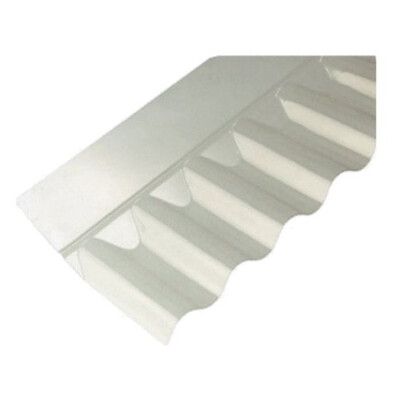 PVC wall flashing for iron profile