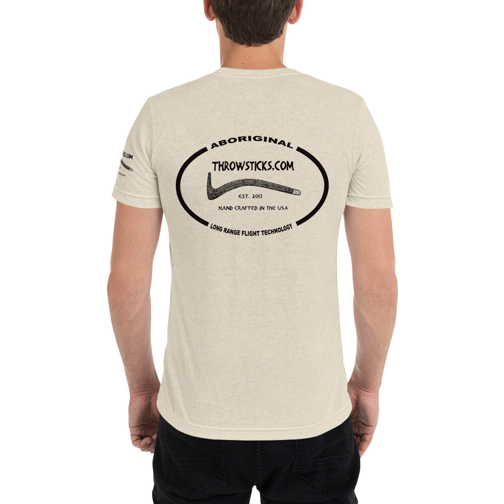 Throwsticks Short Sleeve T-Shirt (with back logo)