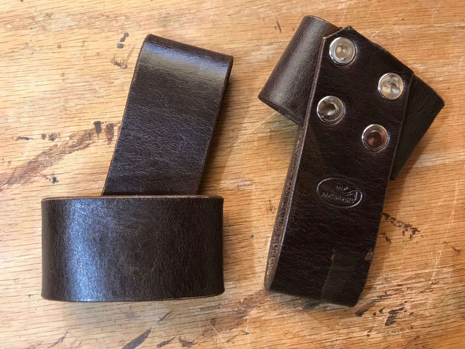 The Throwstick Drop Holster, Custom Stamped Initials?: No Initials