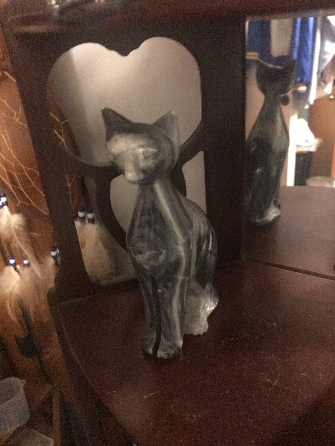 Sm Cat Made Possibly Marble