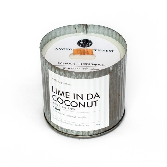 Lime in da Coconut Rustic Vintage Candle by Anchored Northwest