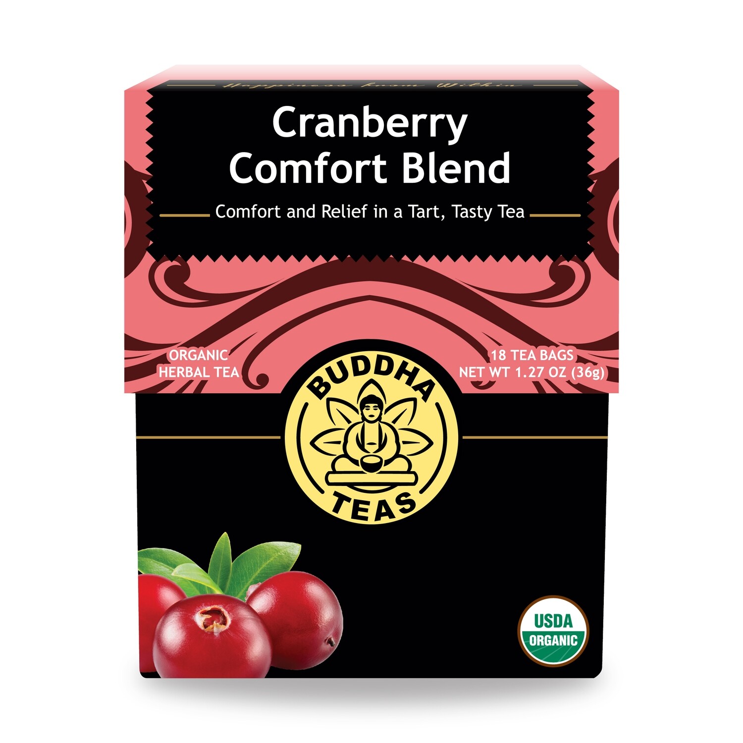Buddha Teas Organic Cranberry Comfort Blend