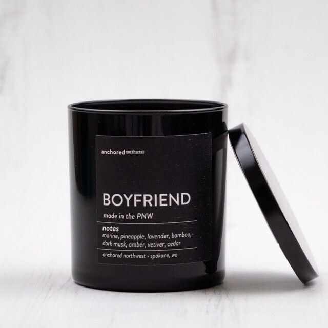 Boyfriend Rustic Vintage Candle by Anchored Northwest