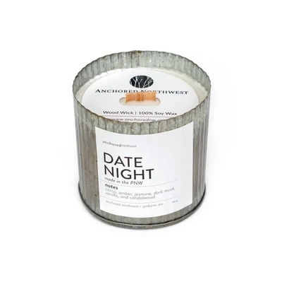 Date Night Rustic Vintage Candle by Anchared Northwest
