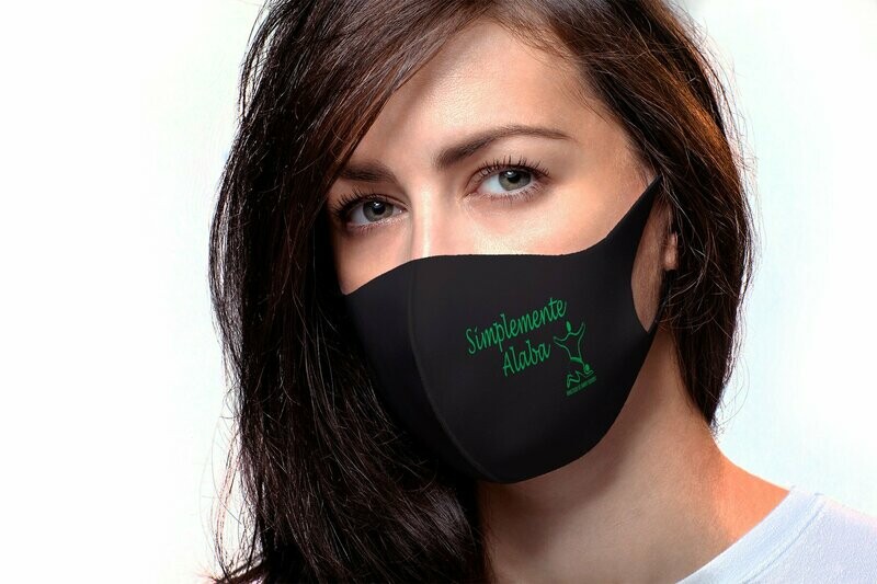 Simplemente Alaba - Tapabocas (Verde)