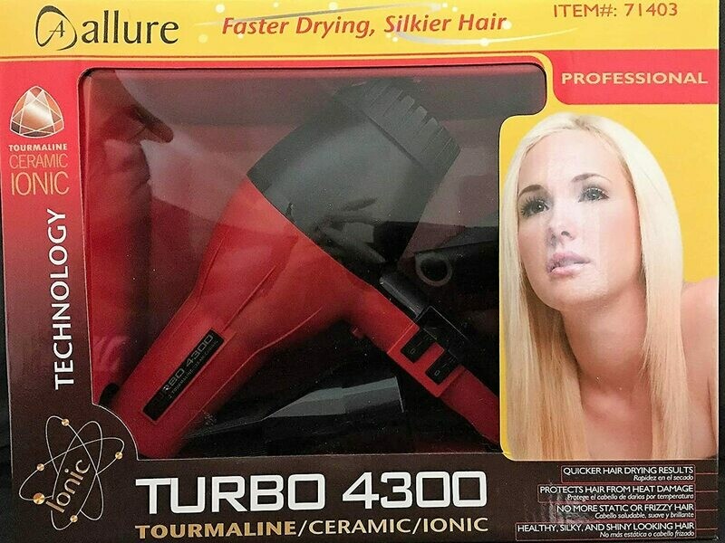 BEAUT Turbo 4300 Tourmaline/Ceramic/Ionic Hair Dryer