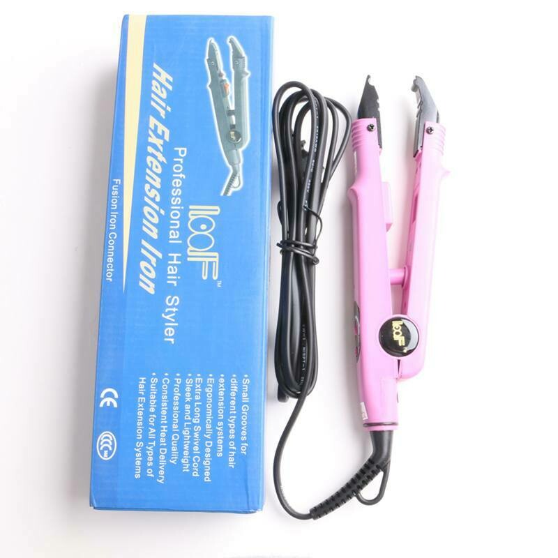 Loof hair connector for keratin hair