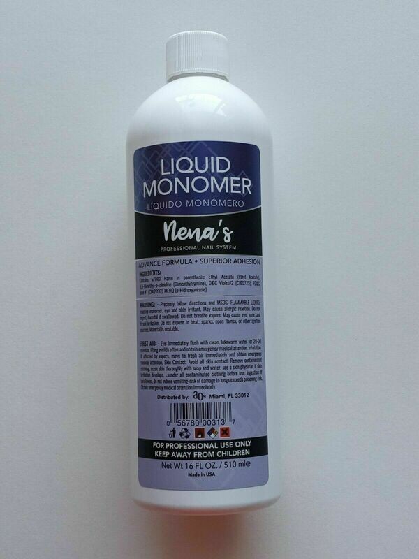 Nena's Liquid Monomer, Professional Nail System,16 oz