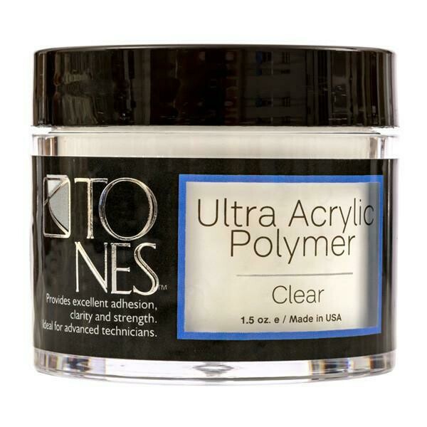 Tones Ultra Acrylic Powder: Sparkling Clear