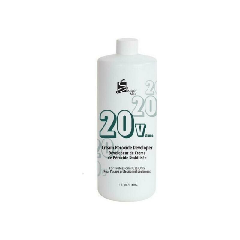 Superstar 20 Volume Cream Peroxide Developer 4 oz