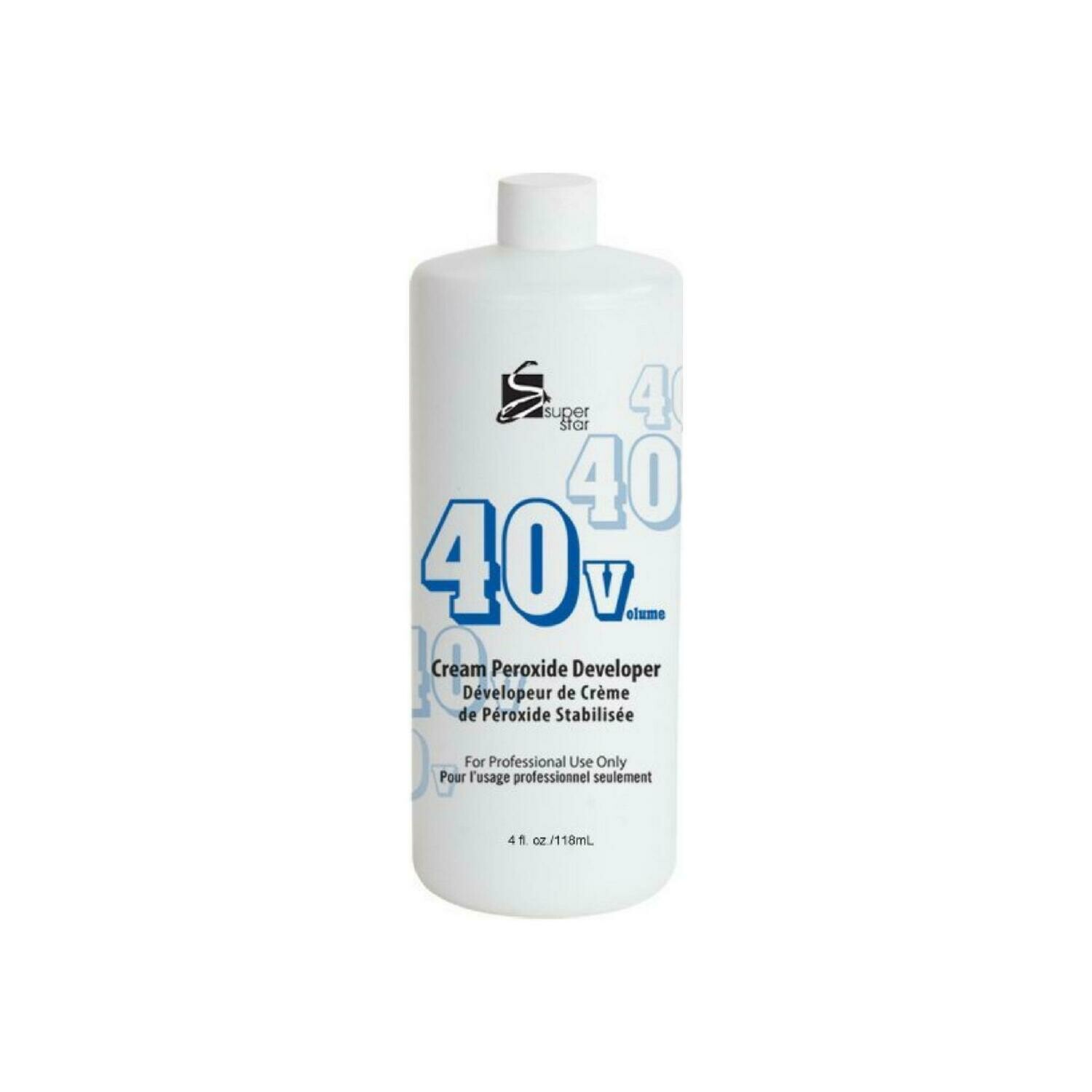Superstar 40 Volume Cream Peroxide Developer 4 oz
