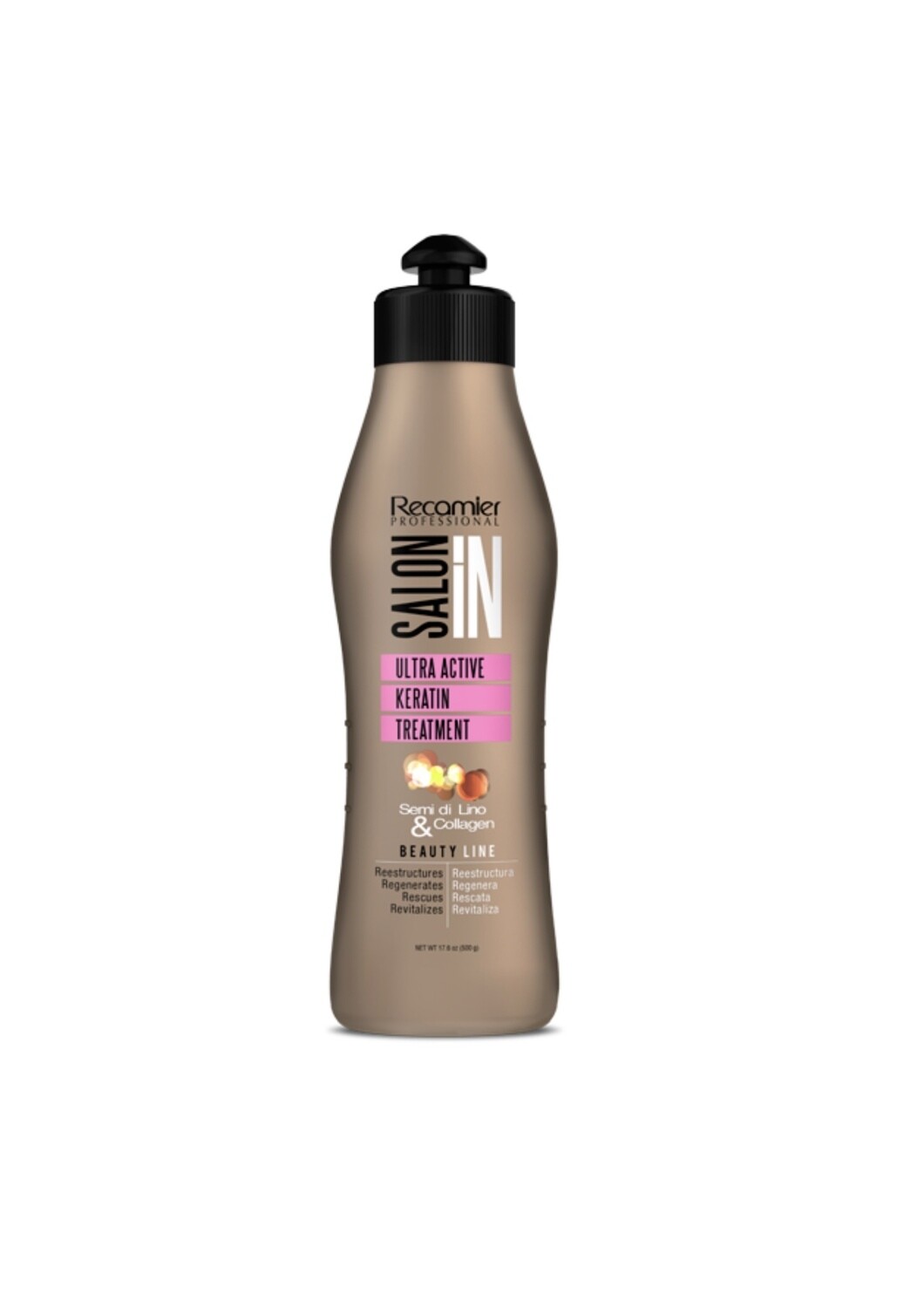 Salon In ULTRA ACTIVE KERATIN TREATMENT, Size: 17.6 oz / 500 g